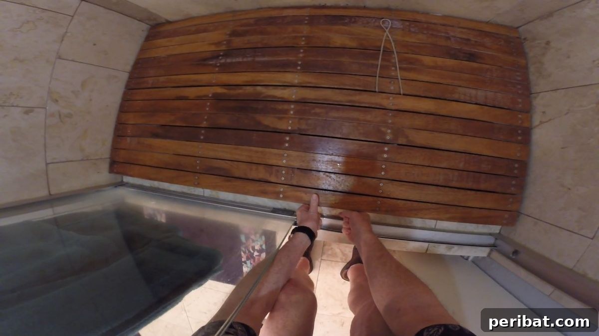 Stunning DIY Bathroom Floors: Tile Ideas & Product Picks 21 DIY Teak Wood Shower Floor