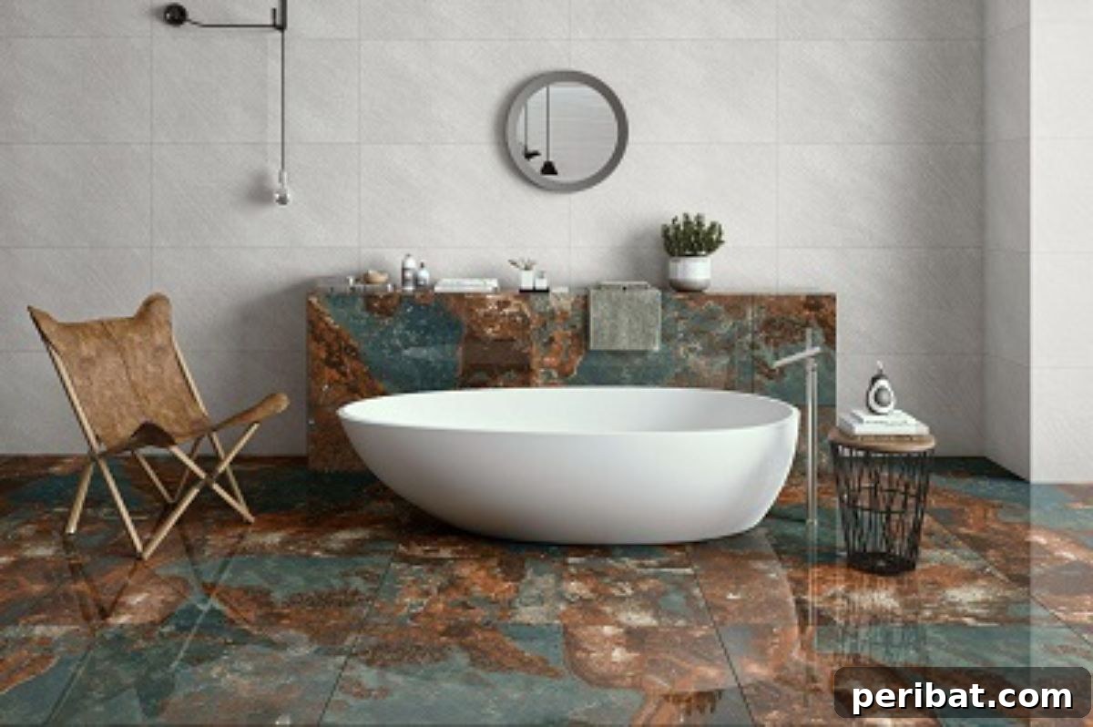Stunning DIY Bathroom Floors: Tile Ideas & Product Picks 34 Wonderful in White bahtroom.
