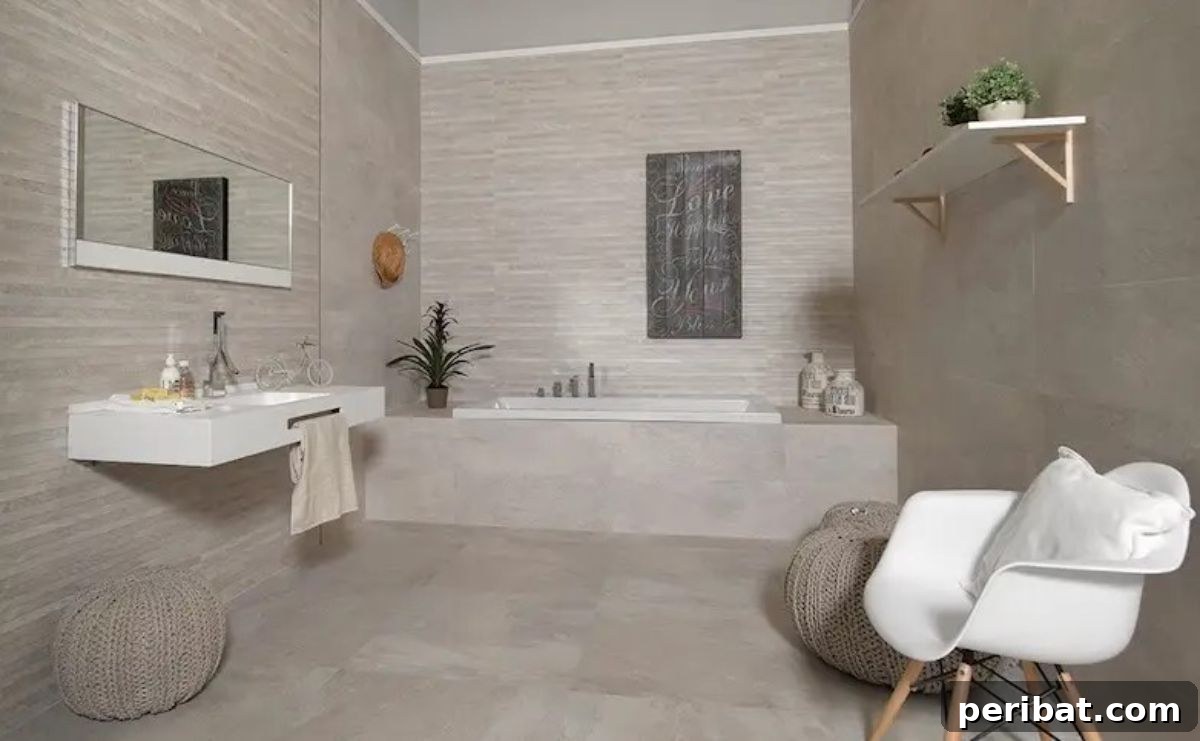 Stunning DIY Bathroom Floors: Tile Ideas & Product Picks 38 Modern Minimalist Bathroom Idea
