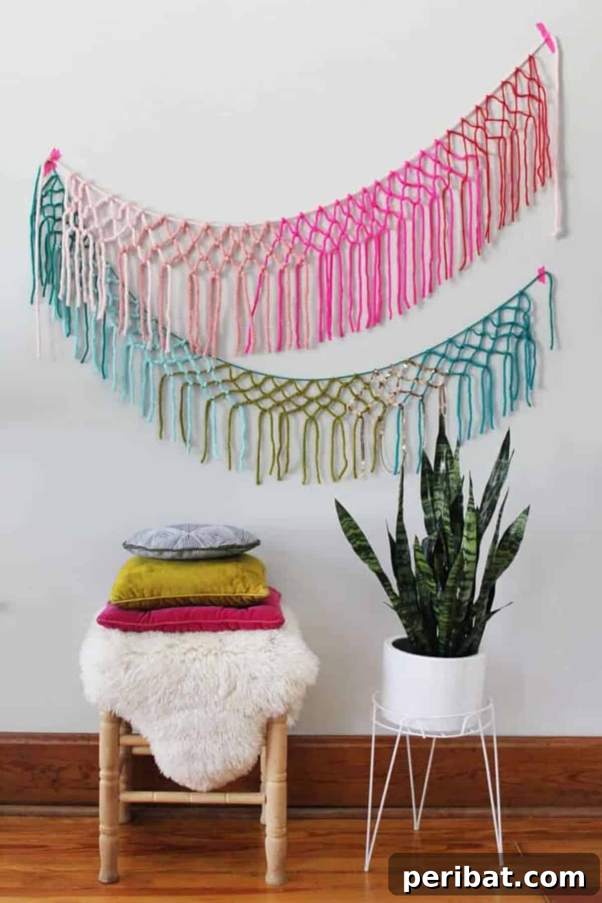 Macrame Yarn Garland