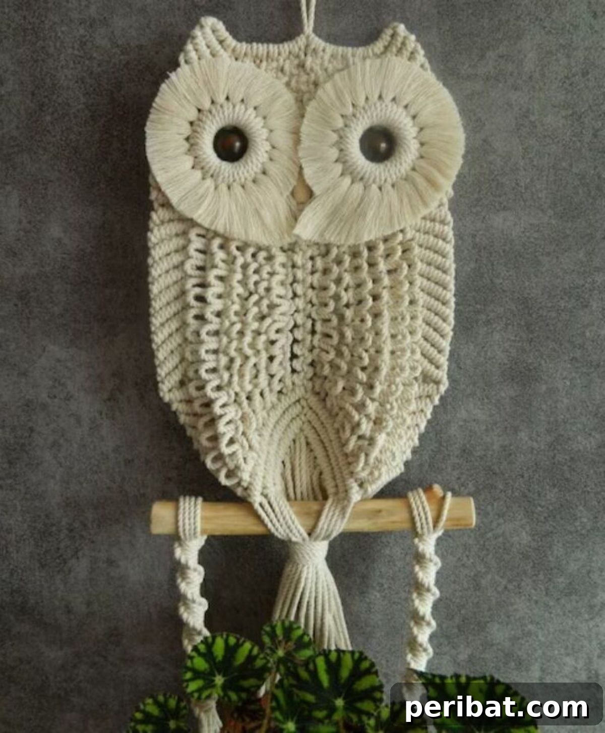 DIY Macrame Owl
