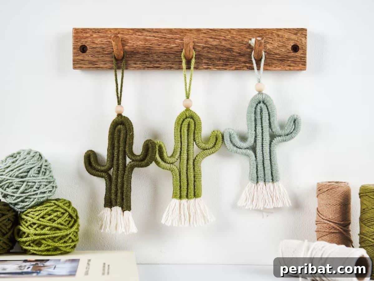 Macrame Mini Cactuses
