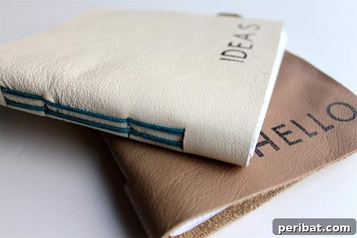 Craft Your Own: 41 Inspiring Leather Journal Projects 20 Long Stitch Bound Journals