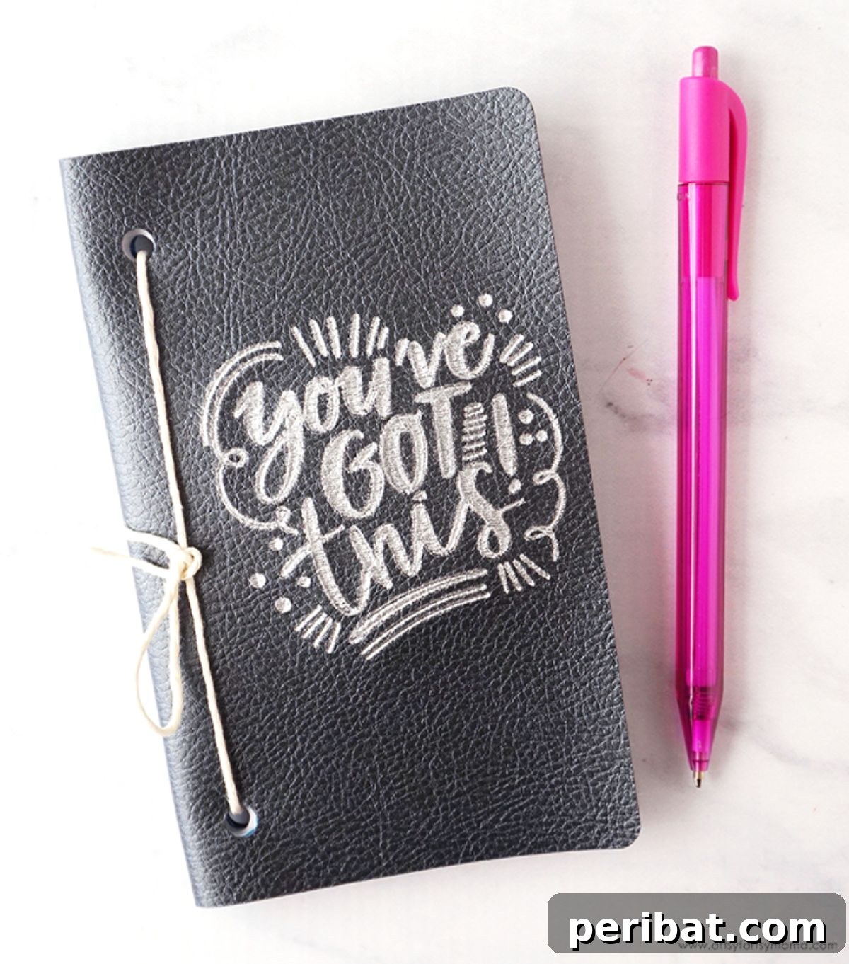 Craft Your Own: 41 Inspiring Leather Journal Projects 23 Foil Leather Journal