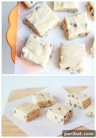 Chocolate Chip Cookie Dough Fudge