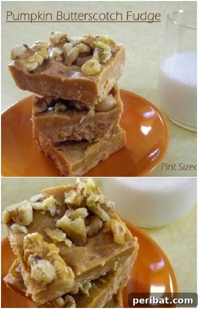 Pumpkin Butterscotch Fudge