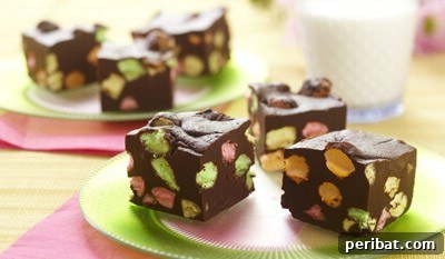 Rainbow Marshmallow Fudge