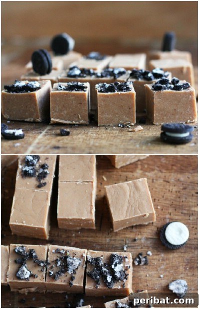 Cookie Crumb Caramel Fudge