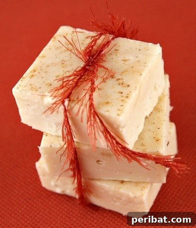 Eggnog Fudge
