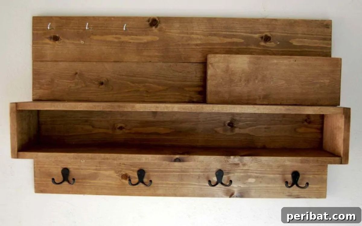 Transform Your Entryway: 32 Genius DIY Organizing Ideas 22 DIY entryway shelf and coat rack plans for custom storage.