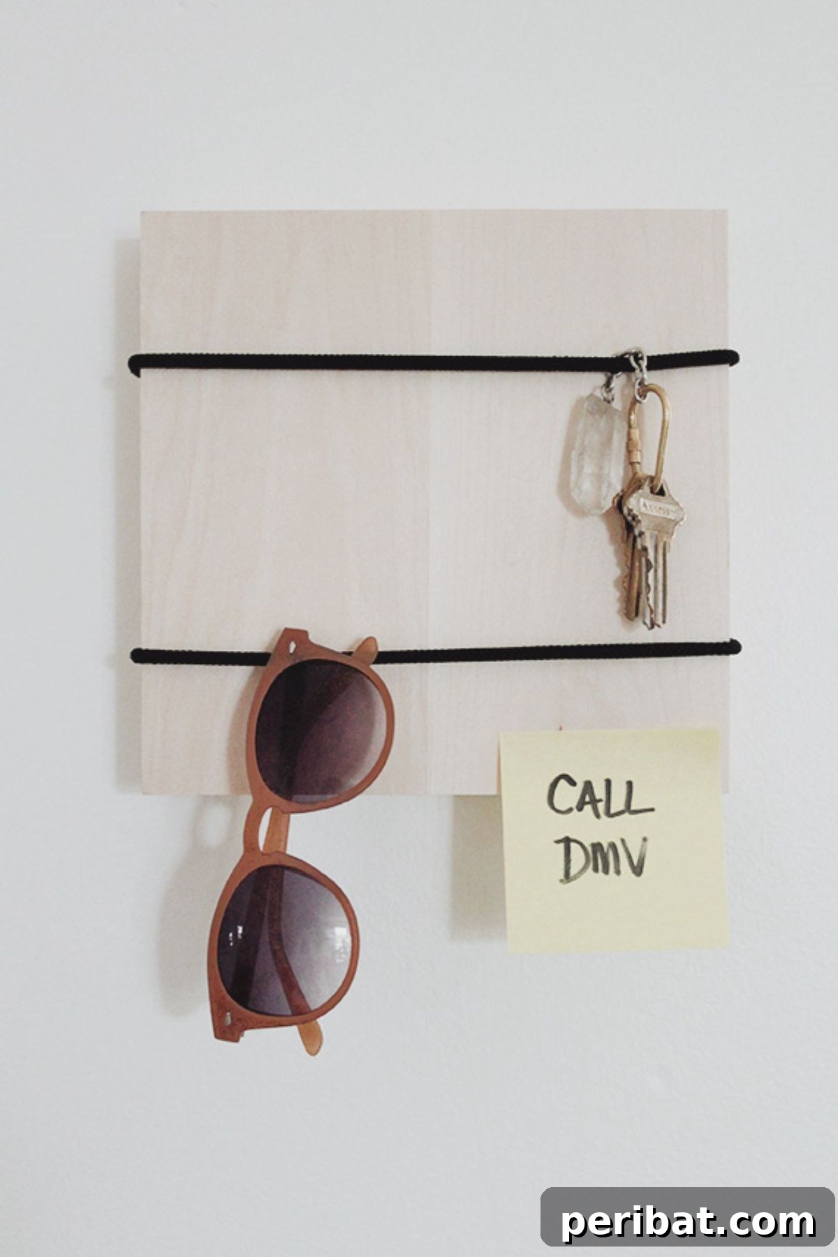 Transform Your Entryway: 32 Genius DIY Organizing Ideas 10 Small DIY entryway organizer for glasses and keys.