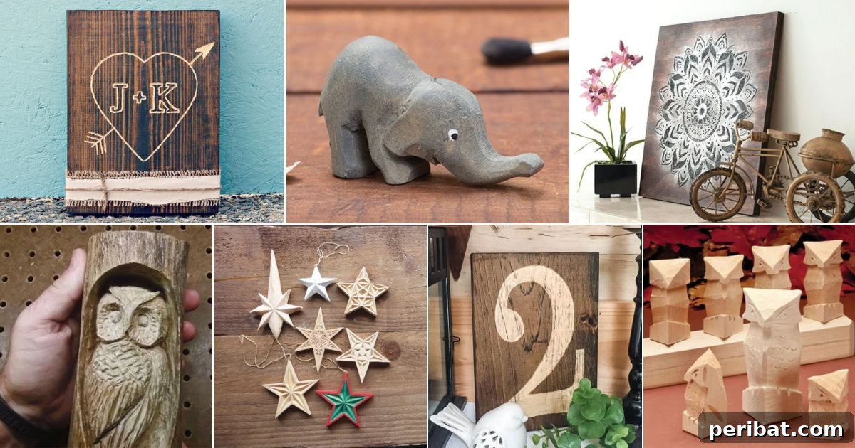 Craft Your Vision: 31 Wood Carving & Whittling Project Starters 2 31 DIY Wood Carving/Whittling Kits, Projects, and Ideas facebook image.