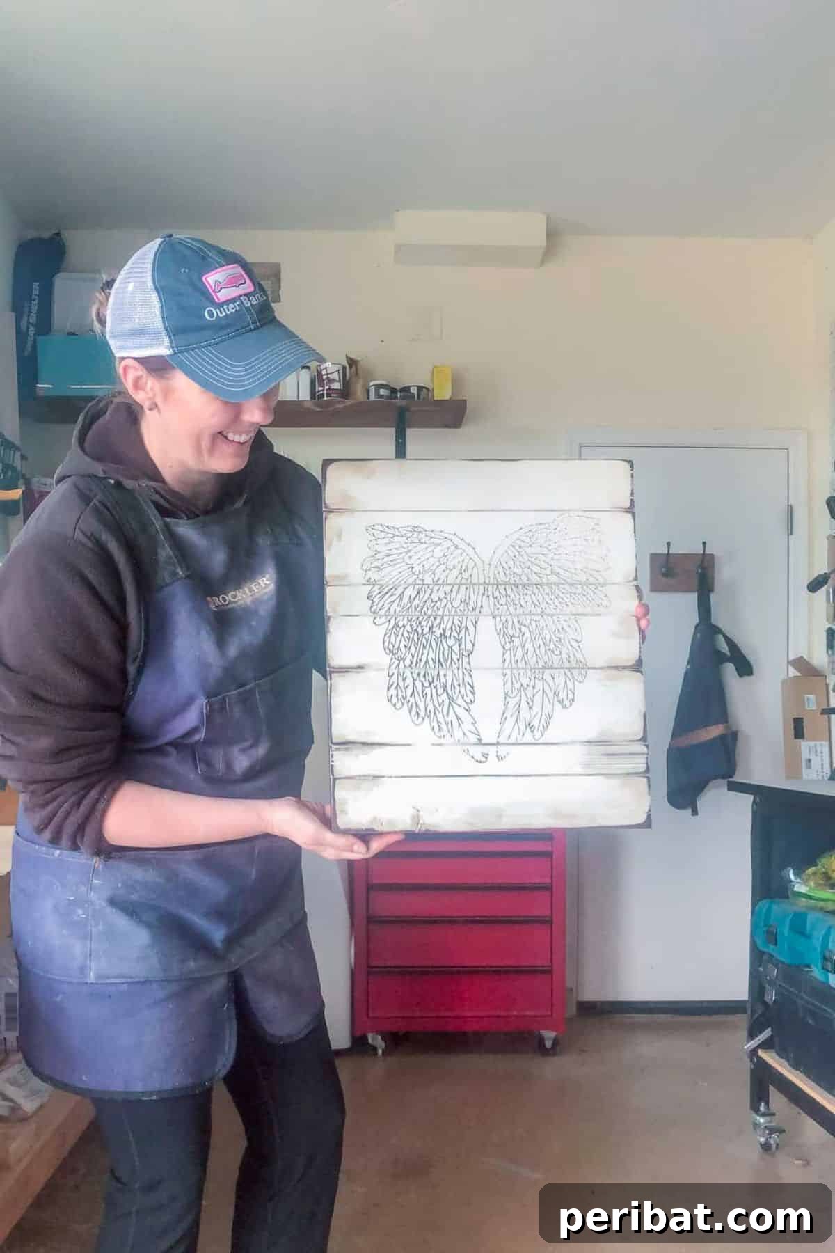 Craft Your Vision: 31 Wood Carving & Whittling Project Starters 3 Angel Wings DIY Carved Wood Sign