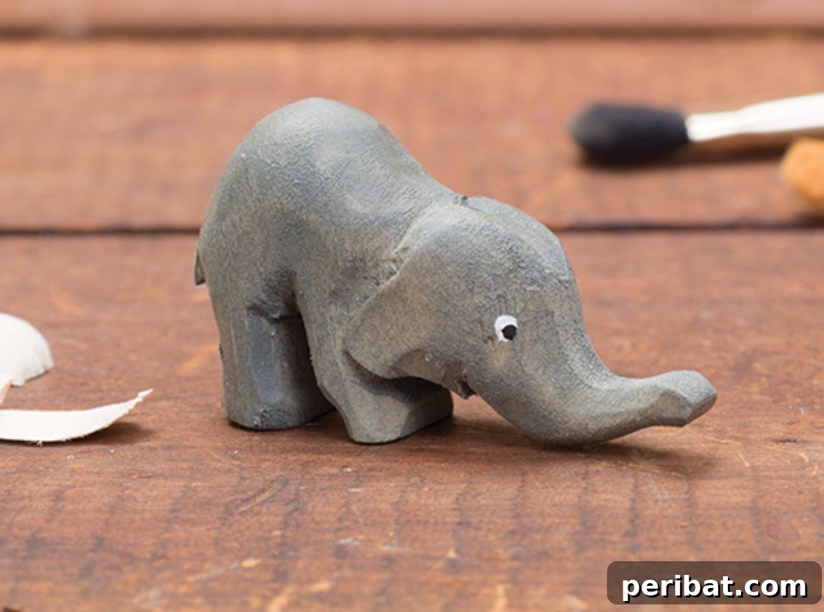 Craft Your Vision: 31 Wood Carving & Whittling Project Starters 32 Whittling a Wood Elephant
