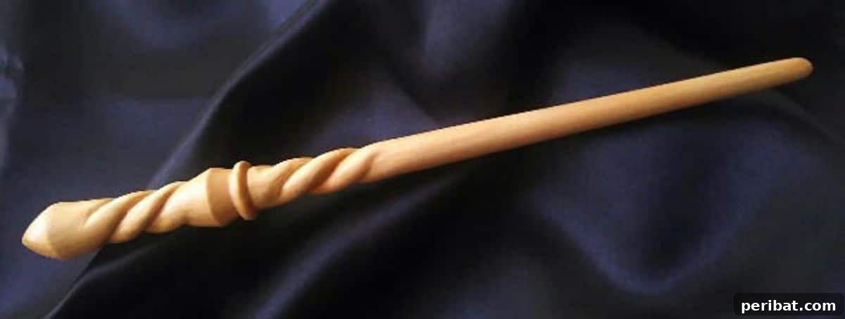 Craft Your Vision: 31 Wood Carving & Whittling Project Starters 9 DIY Wand