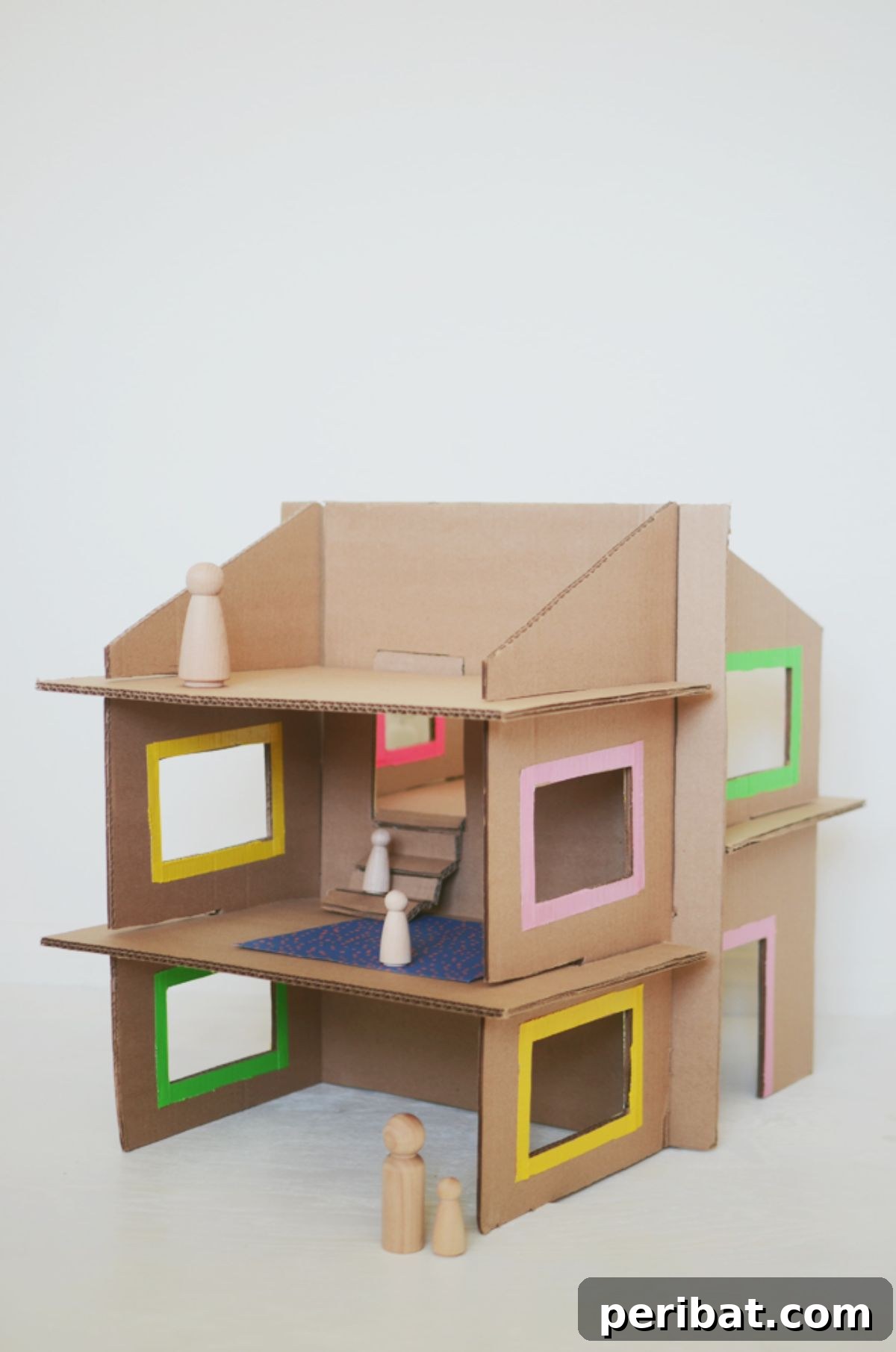 Crafting Dreams: 50 DIY Dollhouse Ideas and Kits 12 Recycled Cardboard Dollhouse