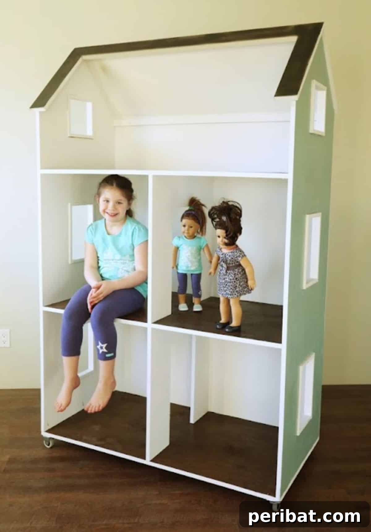 Crafting Dreams: 50 DIY Dollhouse Ideas and Kits 22 DIY American Girl Dollhouse for 18” Dolls