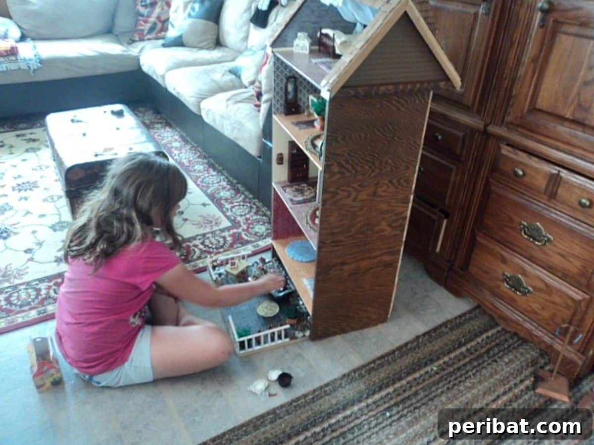 Crafting Dreams: 50 DIY Dollhouse Ideas and Kits 35 Unwanted Dresser Turned Dollhouse