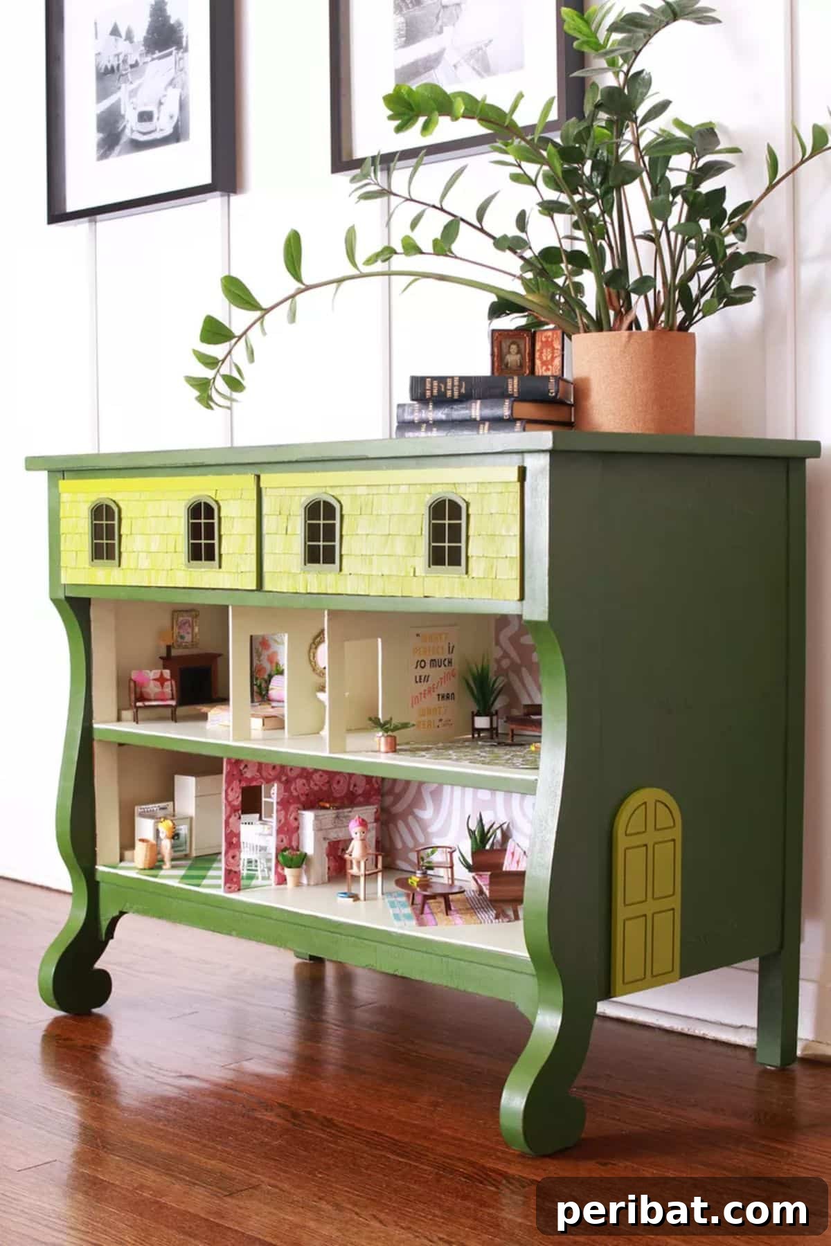 Crafting Dreams: 50 DIY Dollhouse Ideas and Kits 43 Custom Dollhouse From a Dresser
