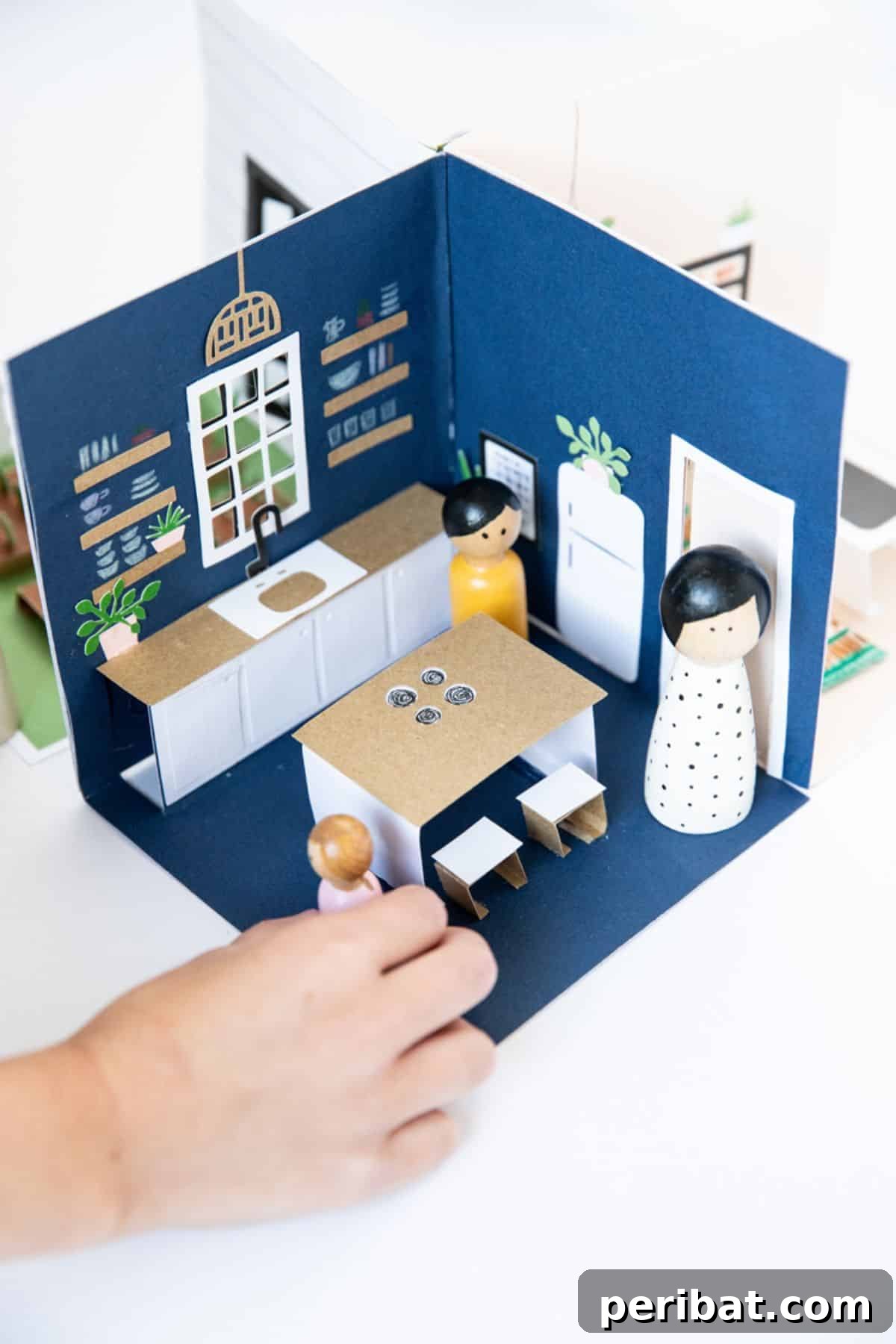 Crafting Dreams: 50 DIY Dollhouse Ideas and Kits 44 Pop-Up Paper Doll House