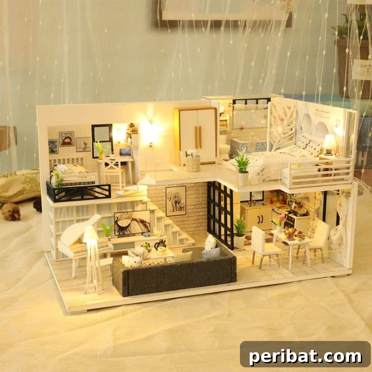 Crafting Dreams: 50 DIY Dollhouse Ideas and Kits 50 DIY Miniature Modern Dollhouse Kit