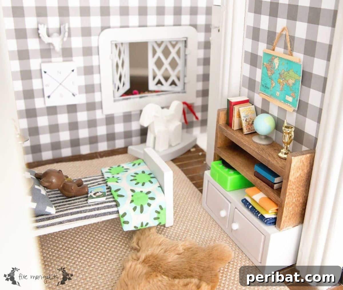 Crafting Dreams: 50 DIY Dollhouse Ideas and Kits 52 Vintage Dollhouse Makeover