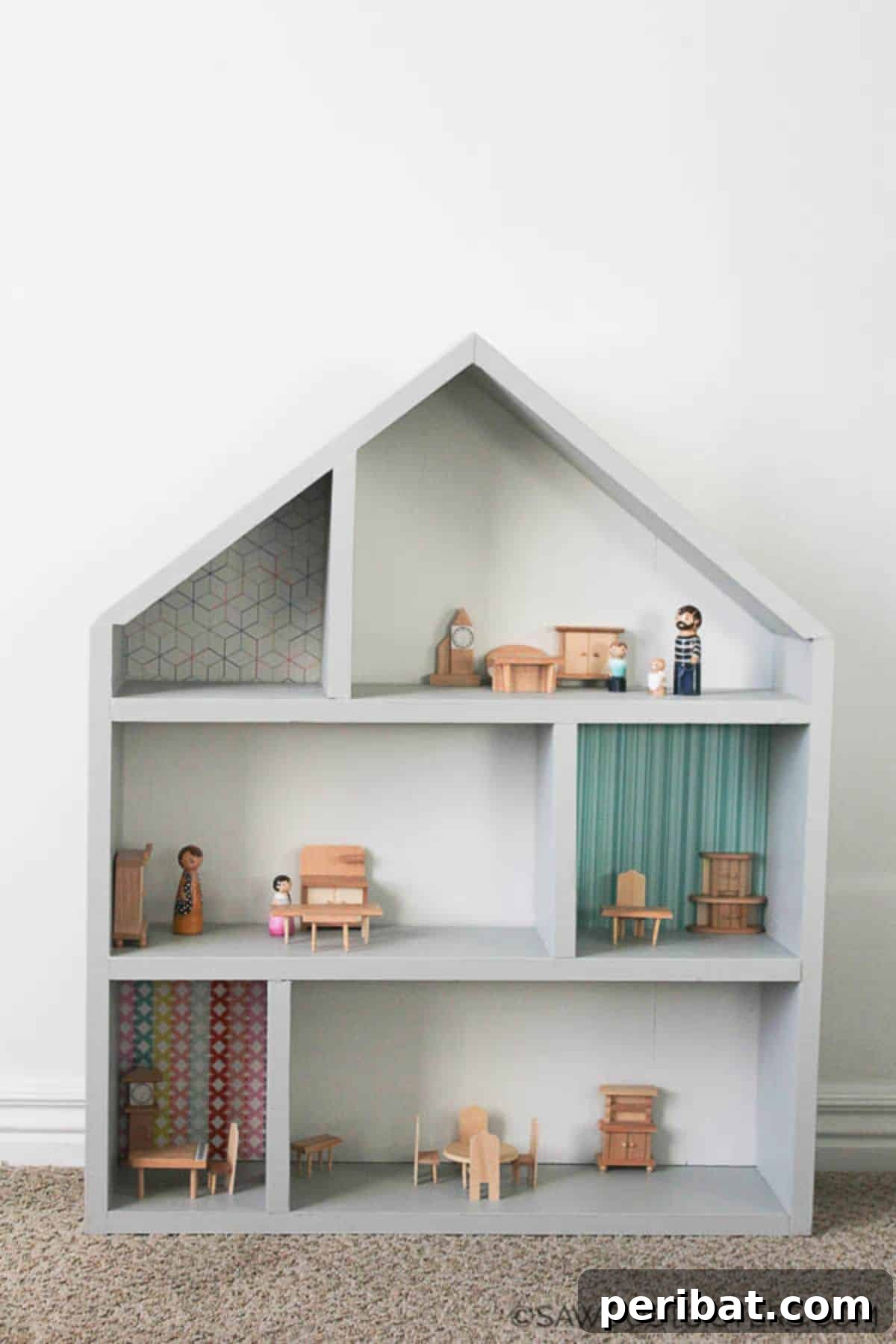 Crafting Dreams: 50 DIY Dollhouse Ideas and Kits 8 DIY Handmade Wooden Dollhouse