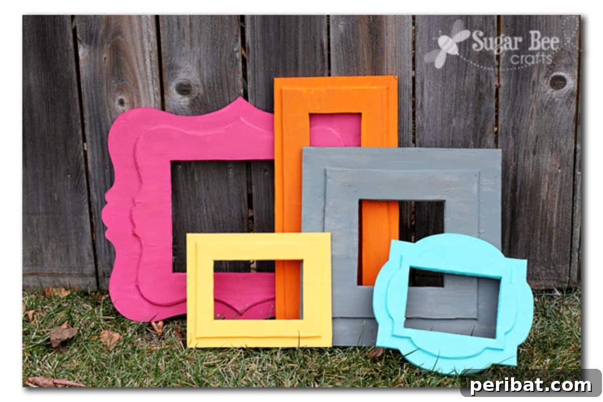 45 Inspiring DIY Photo Frame Projects 19 DIY Foam Frames