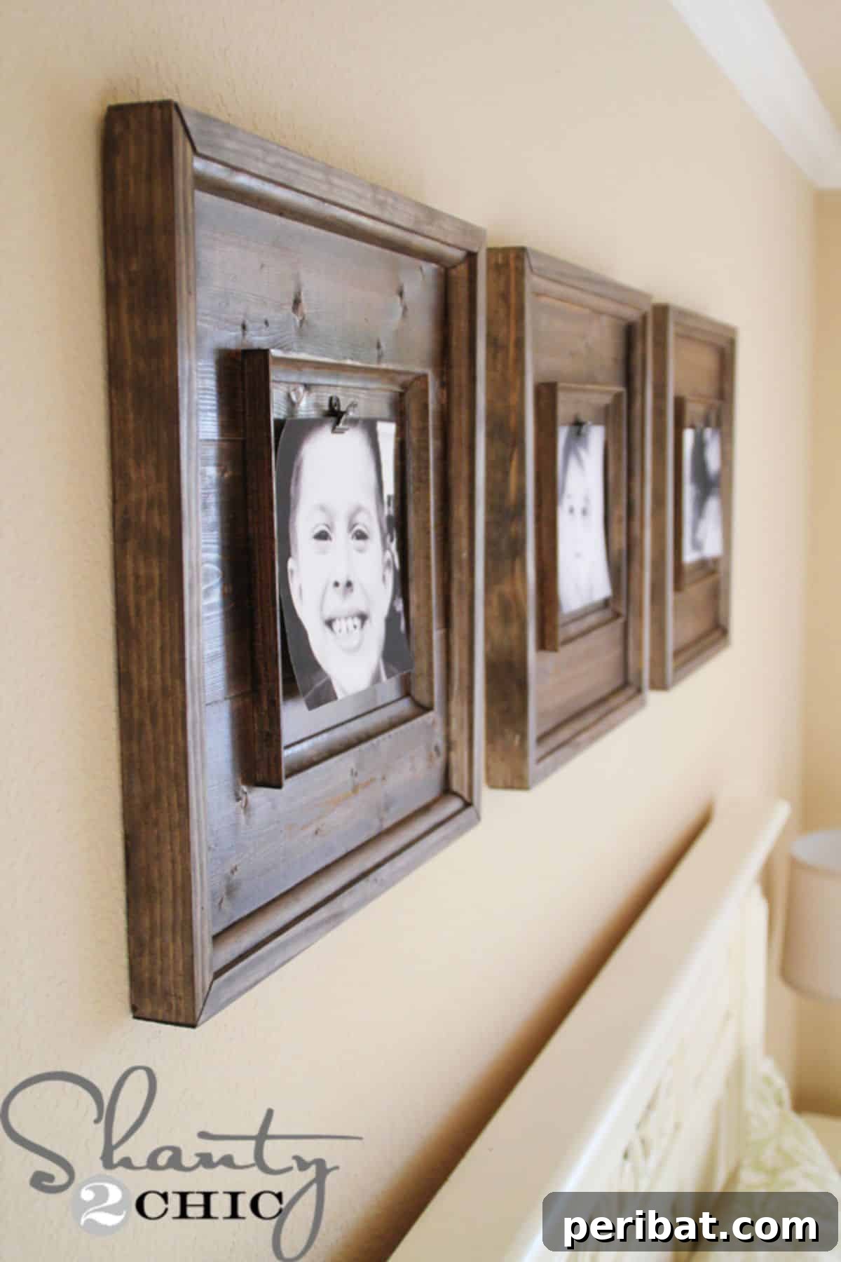 45 Inspiring DIY Photo Frame Projects 25 DIY Wall Art ~ $15 Wooden Frames