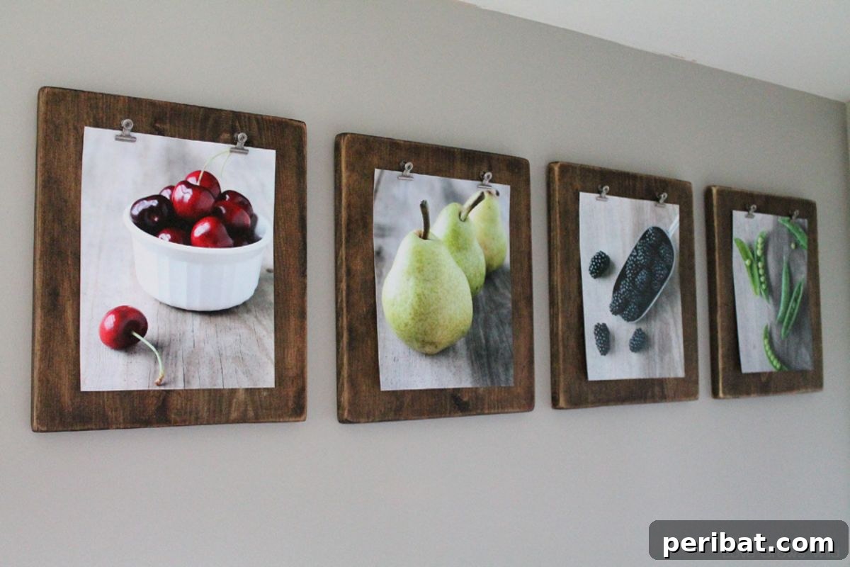 45 Inspiring DIY Photo Frame Projects 9 DIY Photo Clipboards