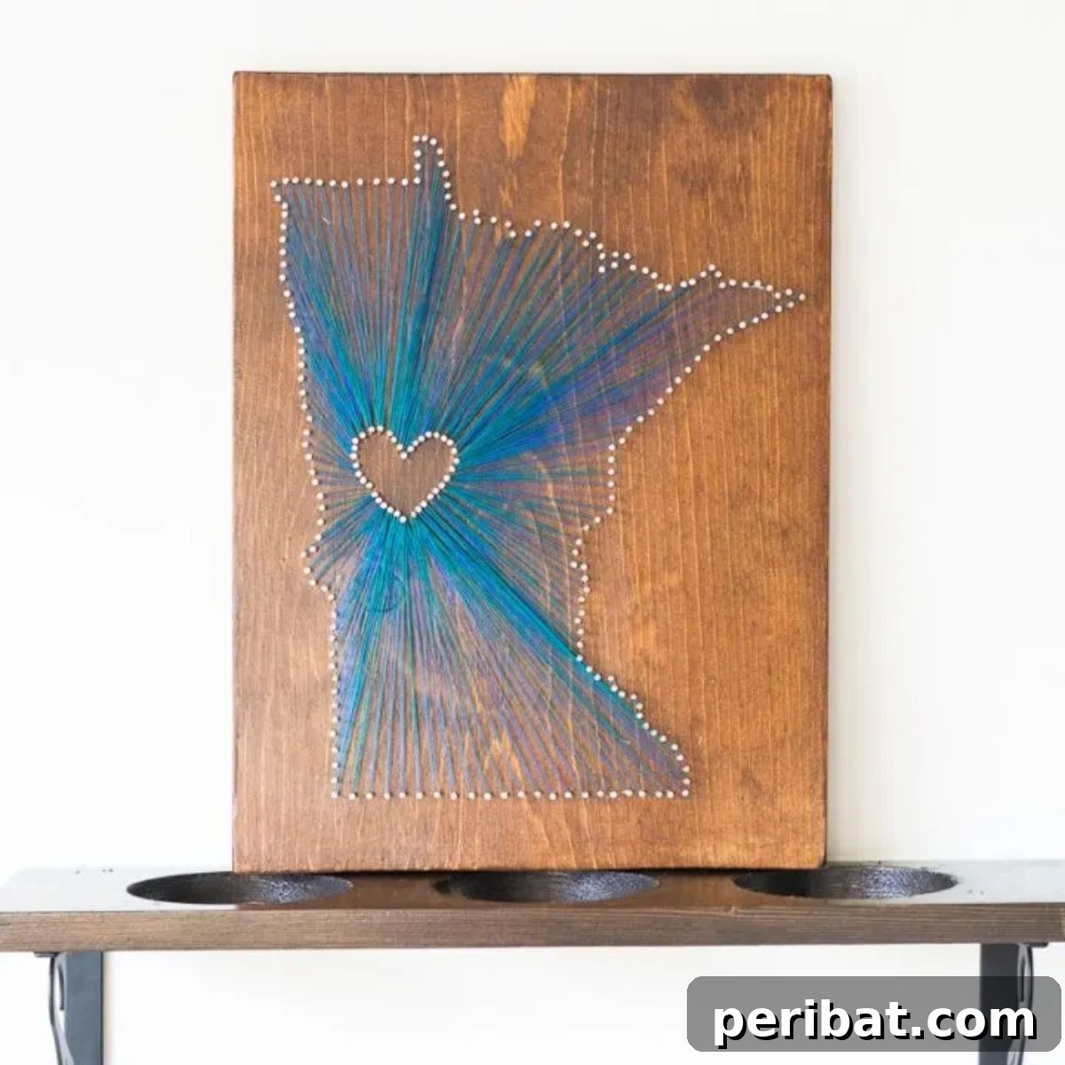 DIY State-Themed String Art