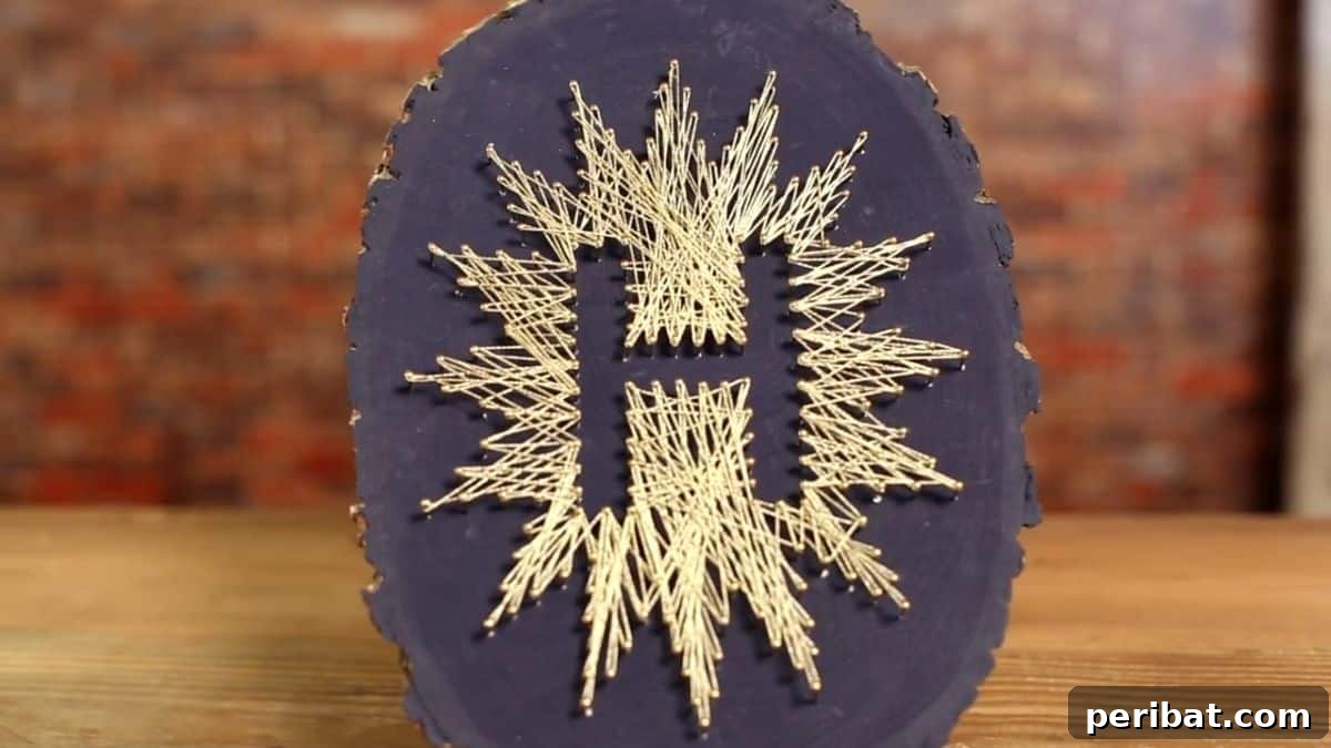 DIY Monogrammed String Art