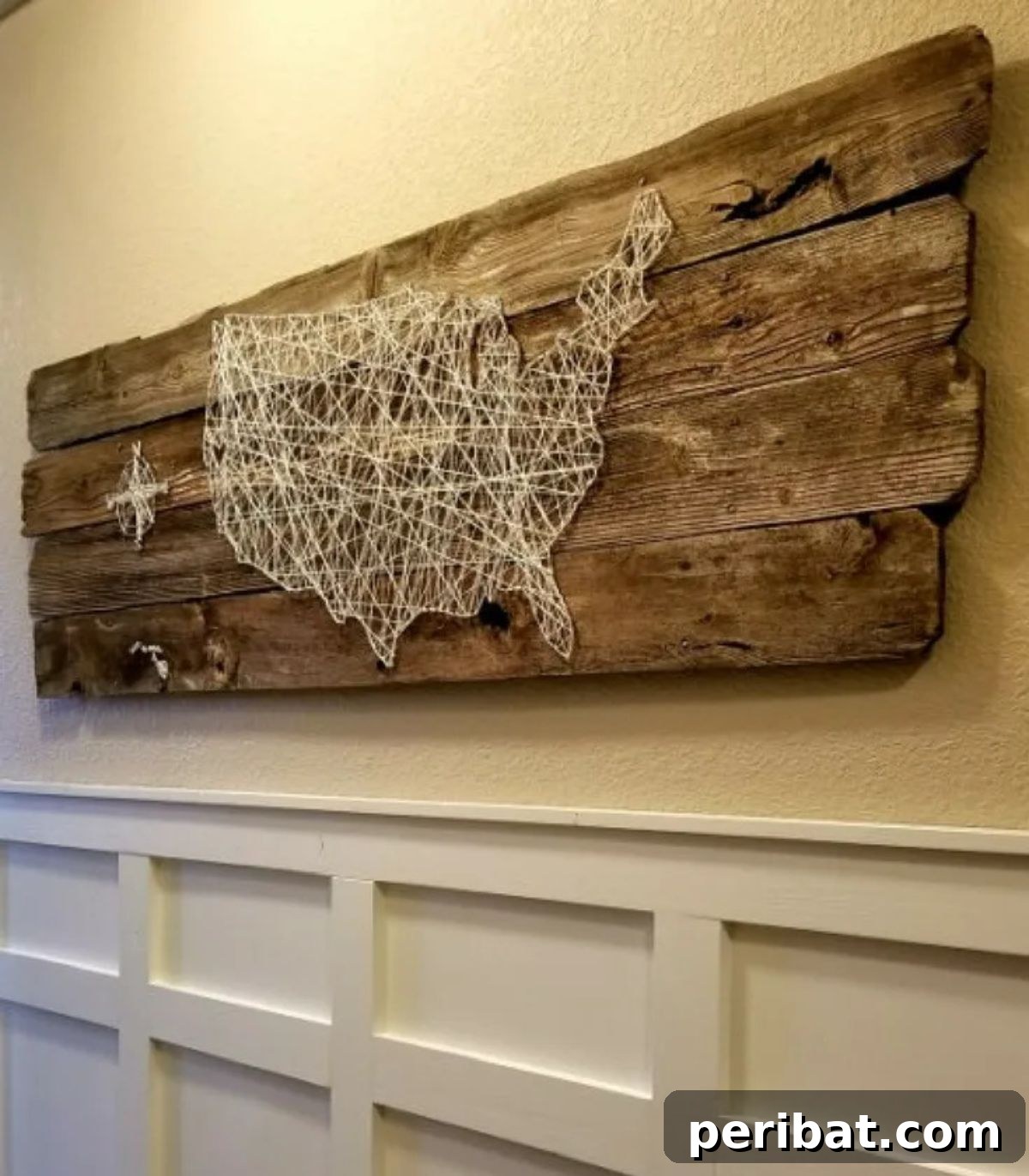 Thrifty and Easy DIY United States String Art!