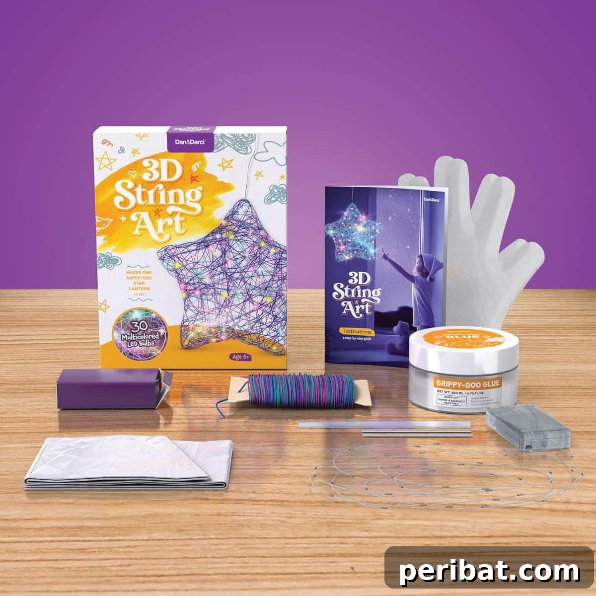 3D Light-up String Art Kit for Kids