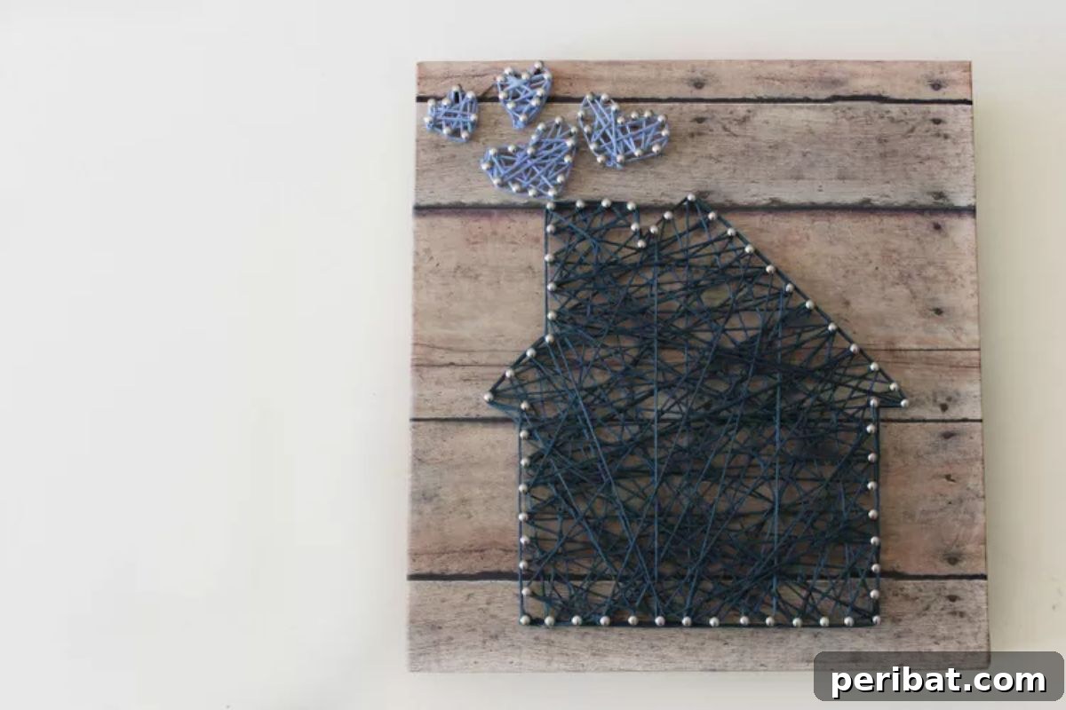 DIY House String Art