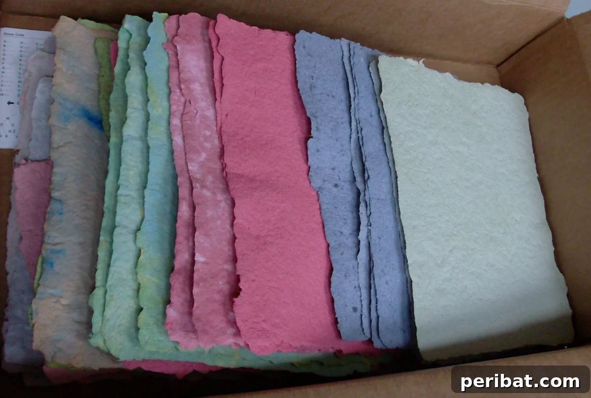 22 Creative DIY Paper Making Kits and Ideas 18 Homemade paper crafted from post-consumer recycled paper