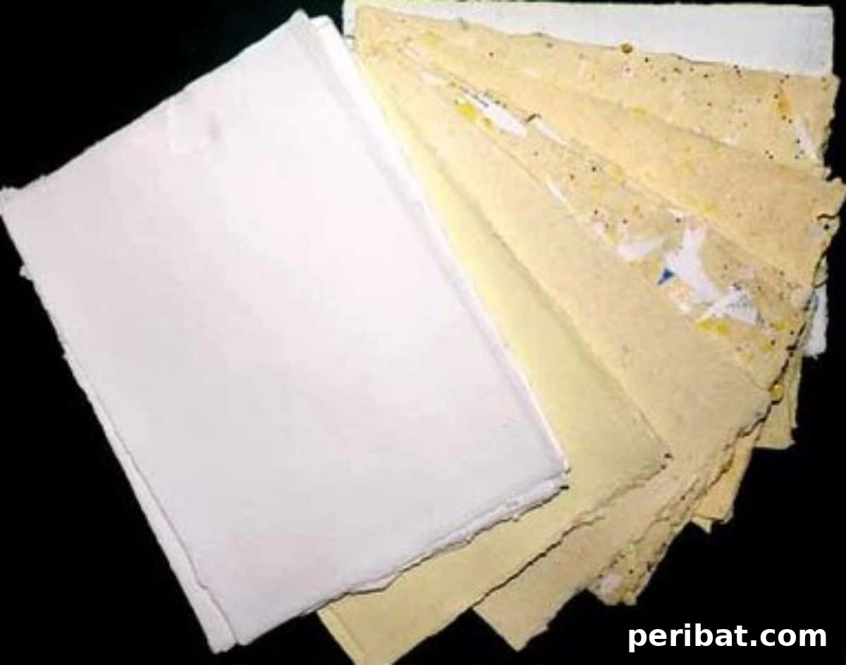 22 Creative DIY Paper Making Kits and Ideas 10 DIY handmade paper sheets with autumnal tones