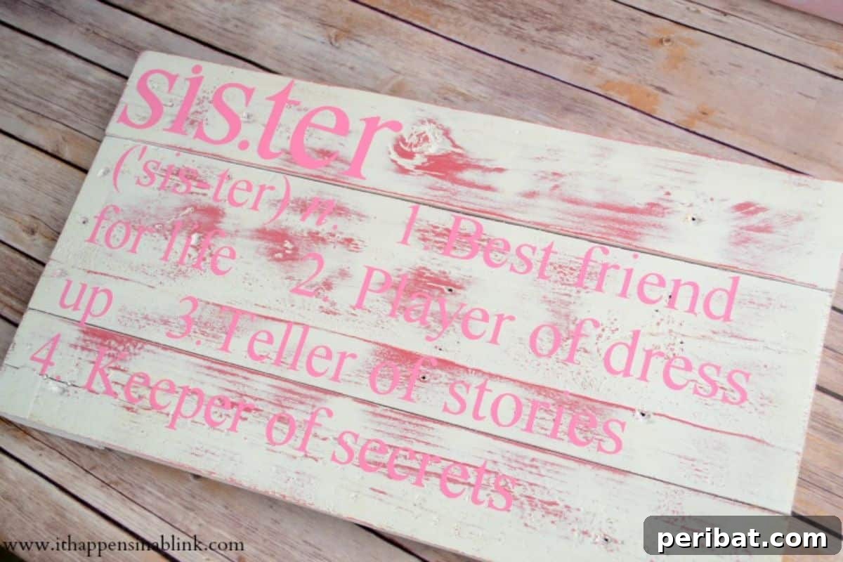 DIY Sibling Sign