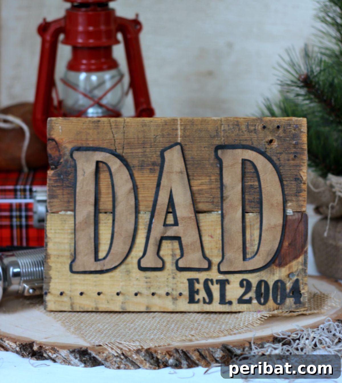 DIY Pallet Sign for Dad