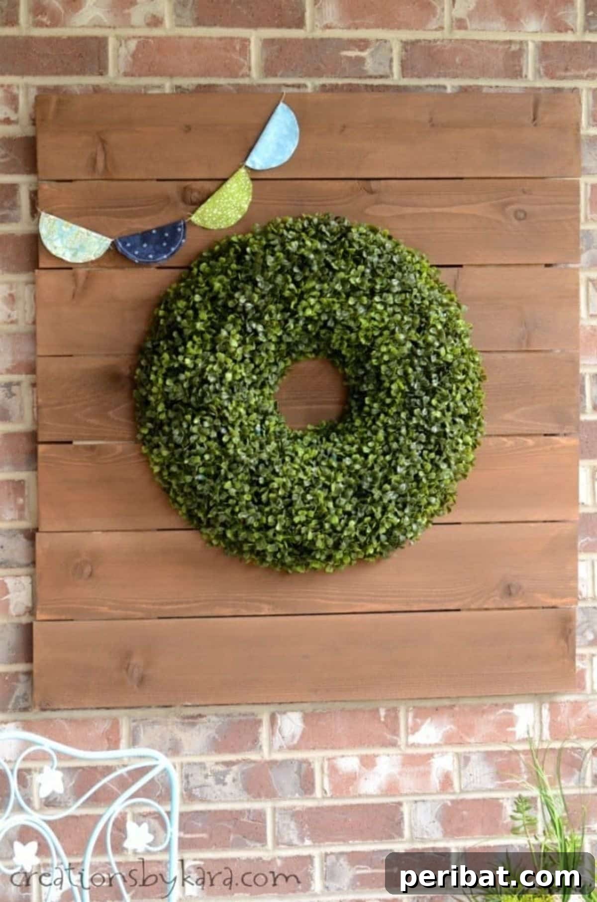 DIY Pallet Sign With No Pallet