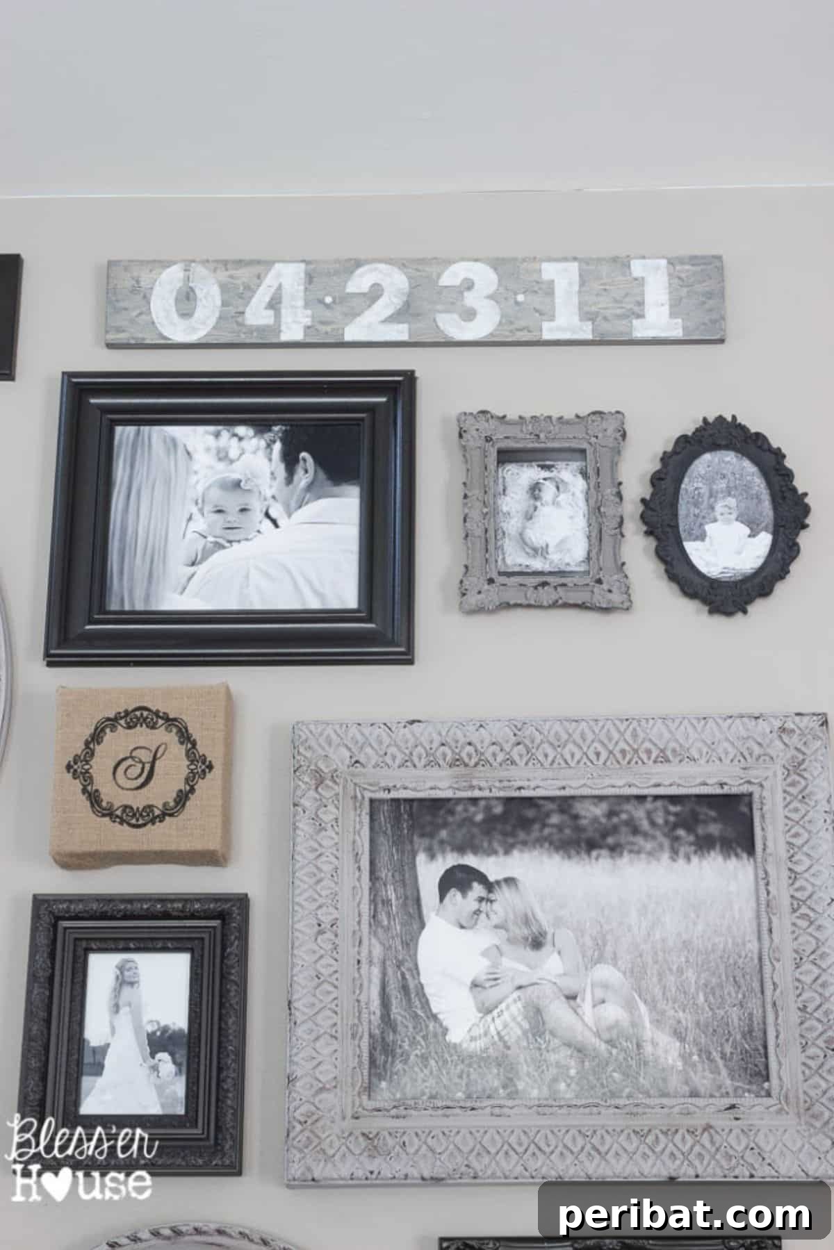 DIY Anniversary Date Driftwood Sign