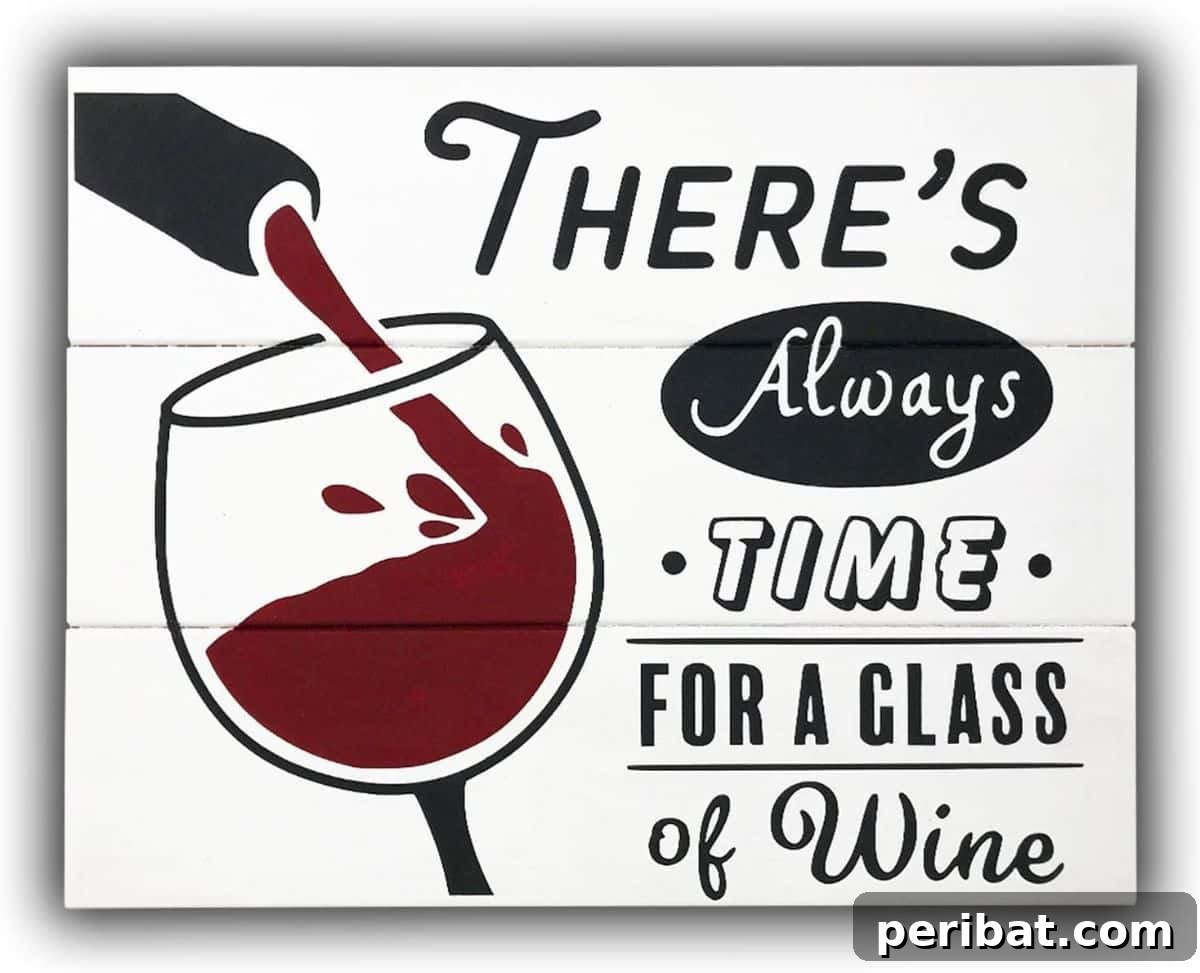 Pallet Wall Art Wine Time Painting Kit