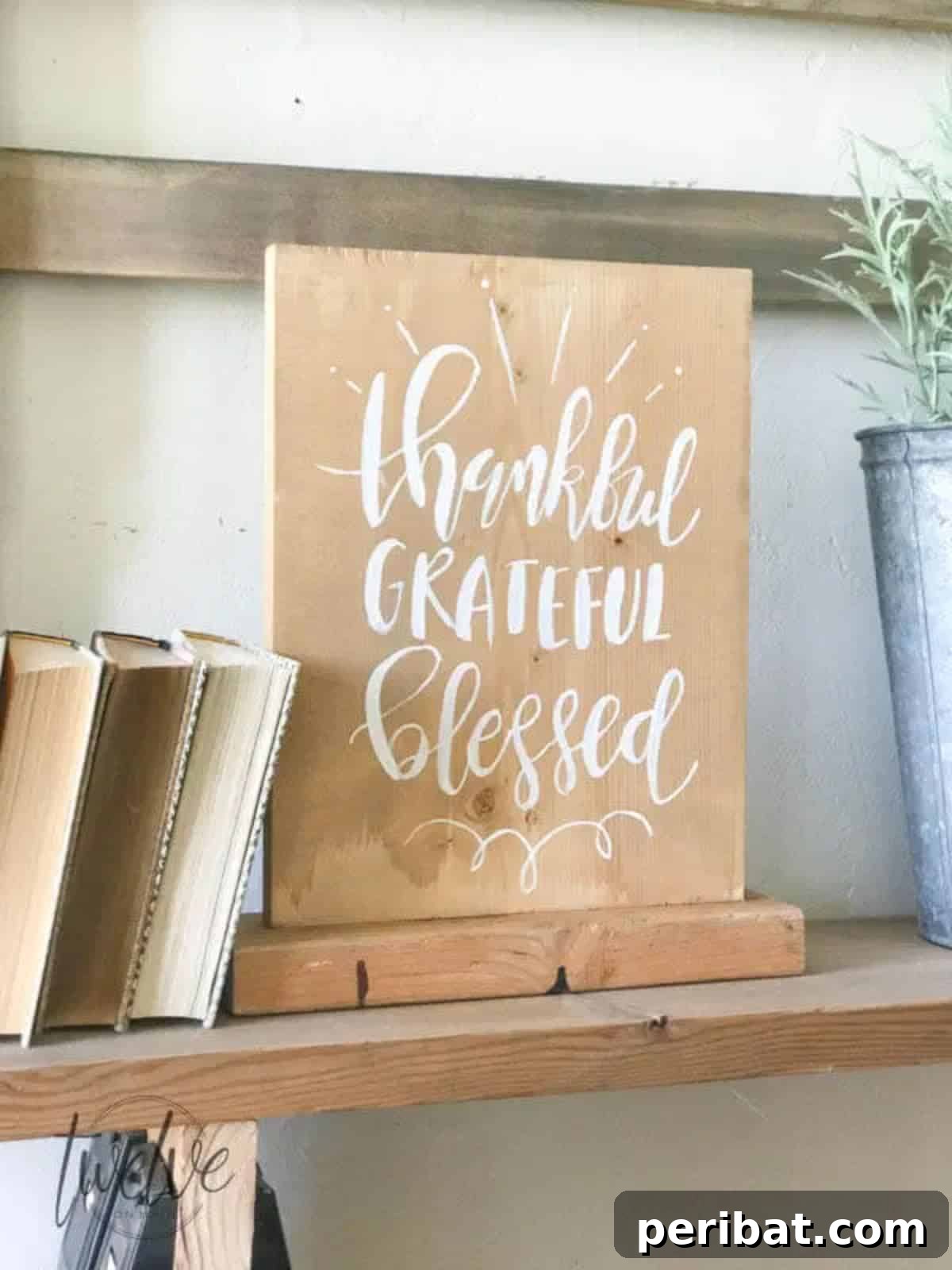 DIY Farmhouse Style Reversible Wood Sign
