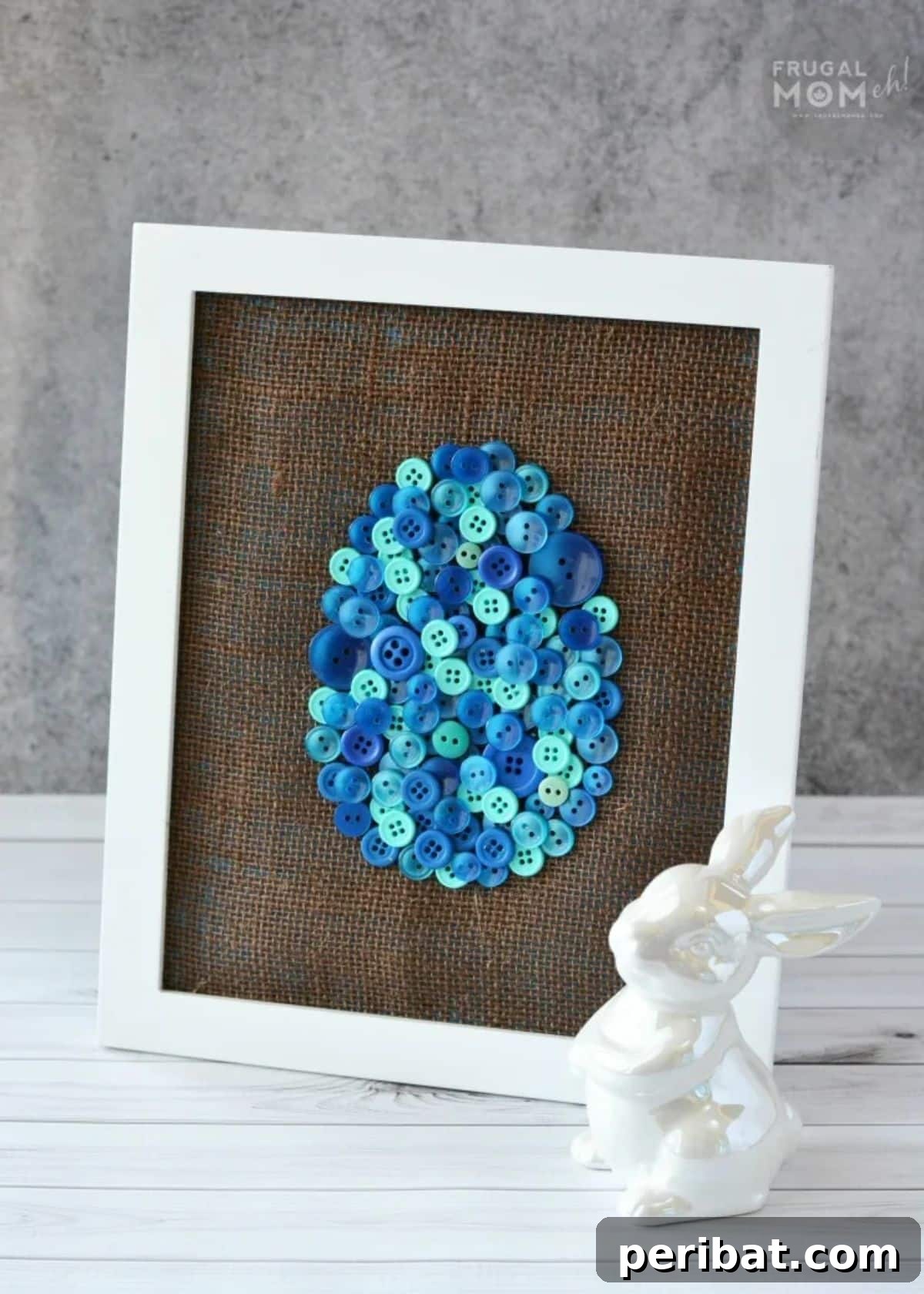 29 Creative Button Art Projects from Upcycled Buttons 6 DIY Easter Egg Button Art