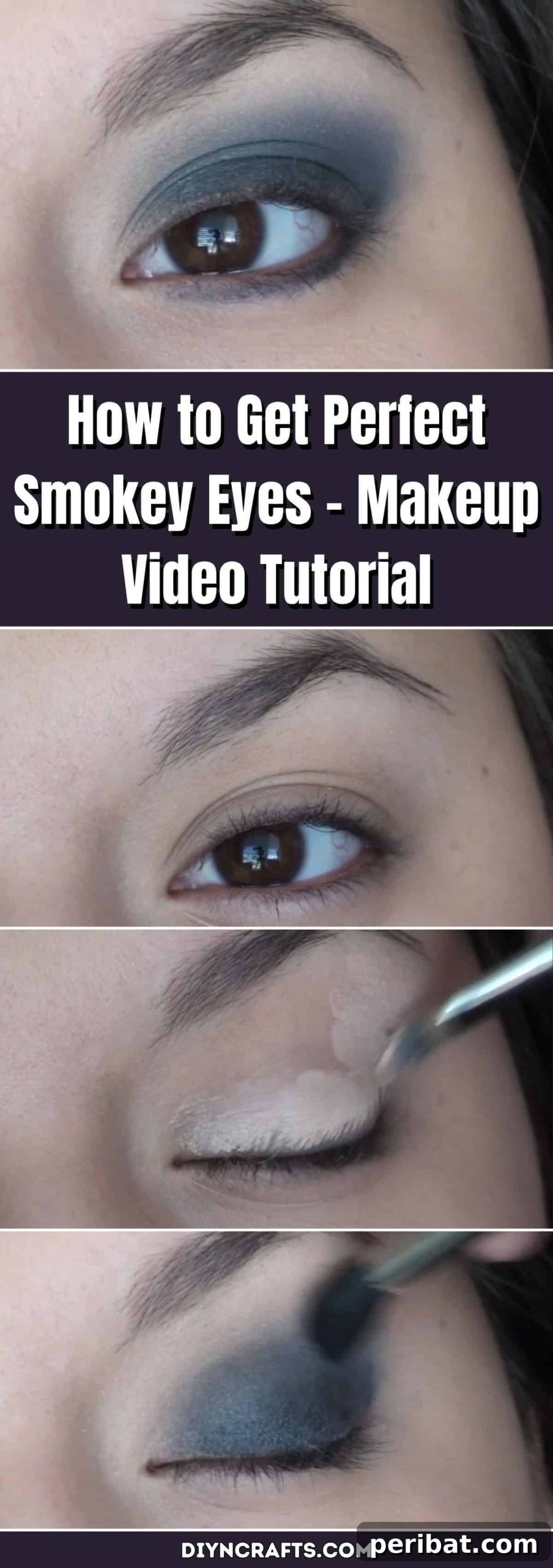 Flawless Smokey Eyes Made Simple 2 How to Get Perfect Smokey Eyes - Makeup Video Tutorial pinterest image