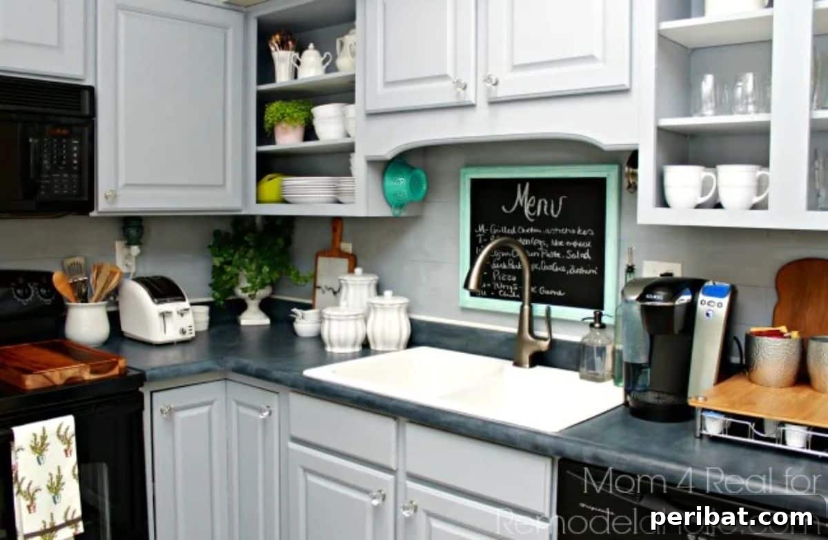 Instant Style: 32 DIY Peel and Stick Backsplash Makeovers 12 DIY Plank Backsplash Using Peel & Stick Vinyl Flooring for a Unique Look