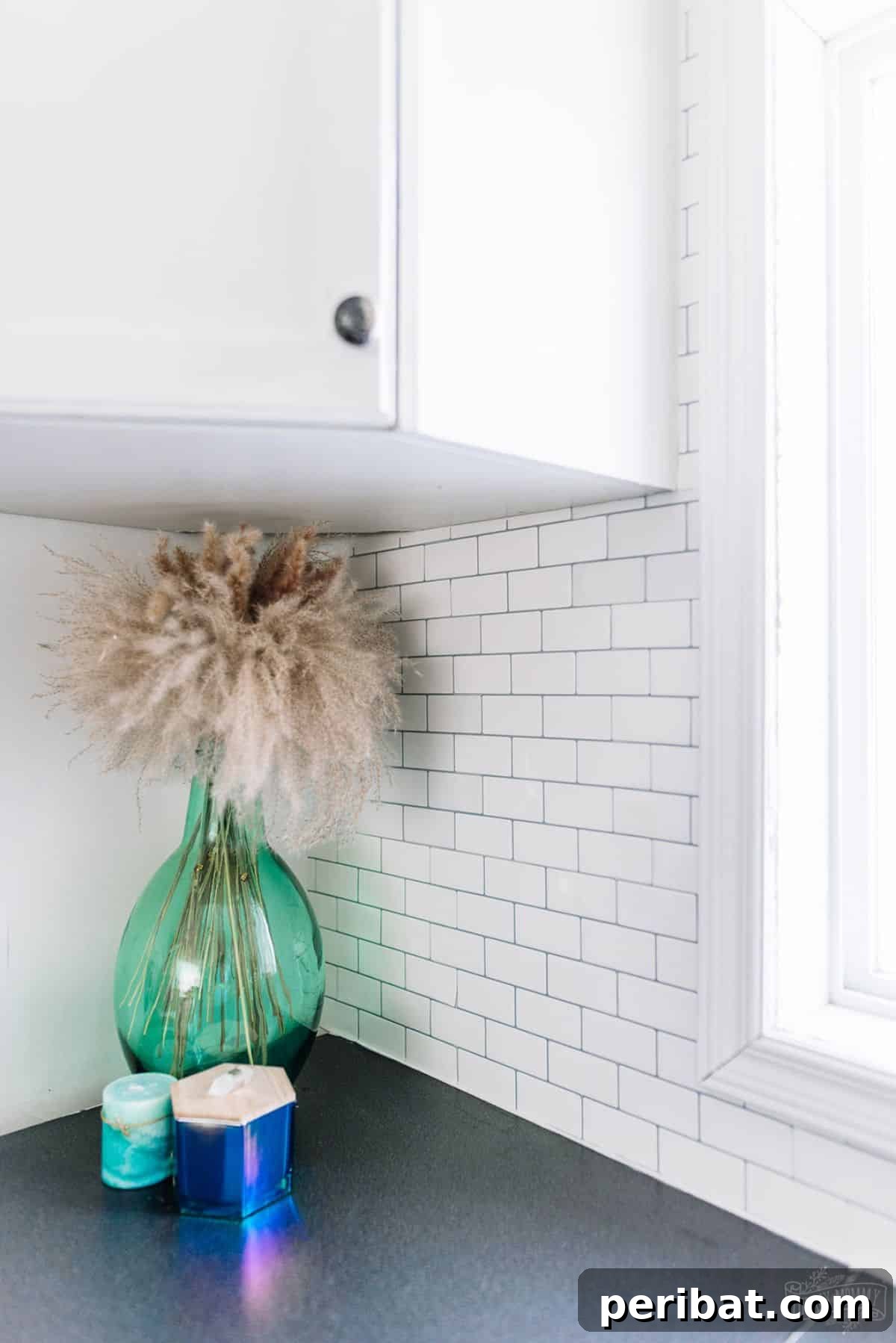 Instant Style: 32 DIY Peel and Stick Backsplash Makeovers 3 DIY White Peel and Stick Tile Backsplash for a Clean, Modern Kitchen