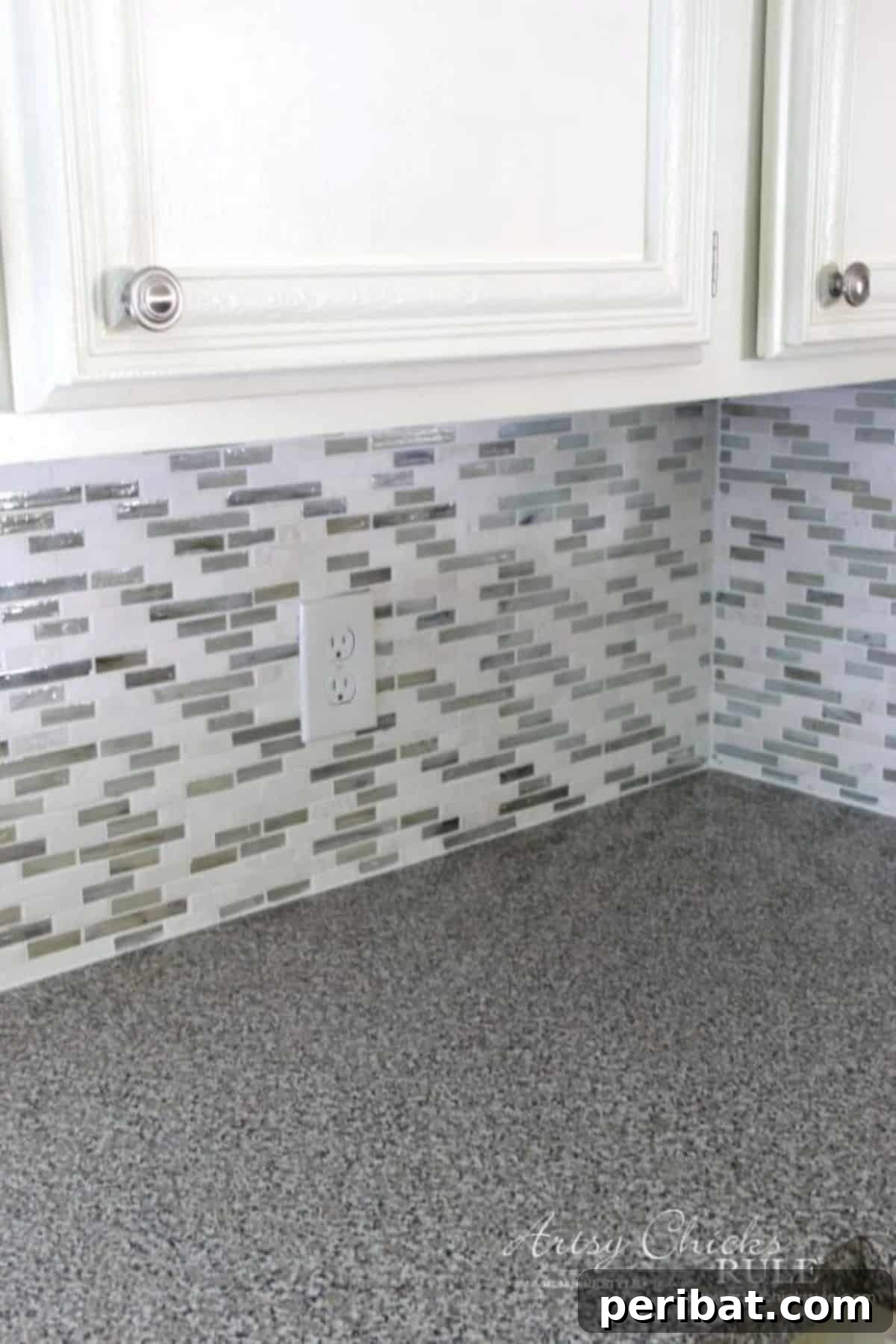 Instant Style: 32 DIY Peel and Stick Backsplash Makeovers 4 Coastal-Inspired DIY Peel and Stick Tile Backsplash for a Relaxing Kitchen