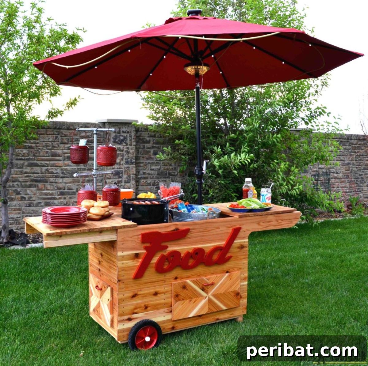 DIY Ultimate Party Grill Station, designed for large gatherings and effortless entertaining.