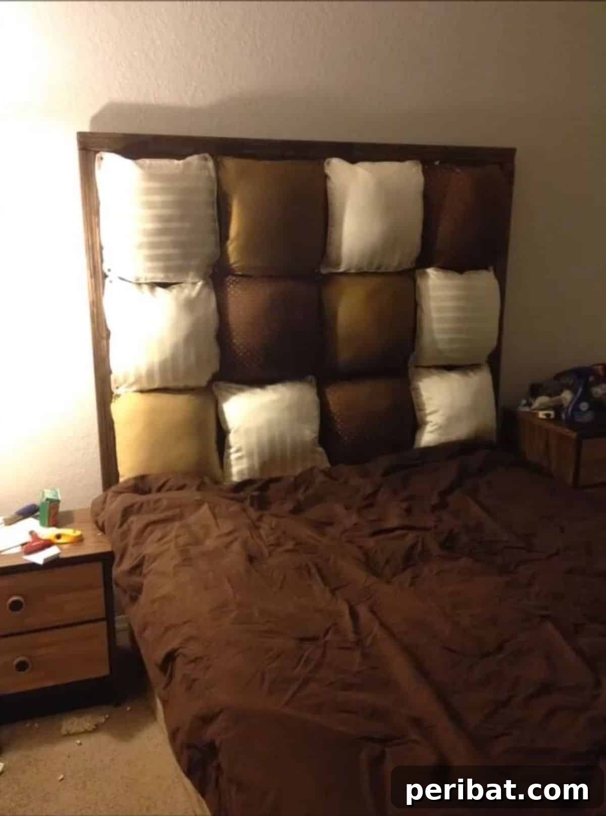 Create Your Own Pillow Headboard Oasis 23 Straightforward DIY Basic Pillow Headboard for Any Room